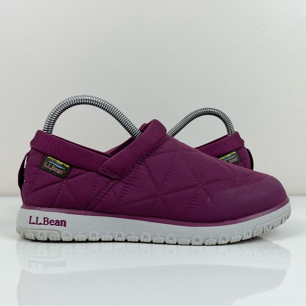 L.L. Bean Women’s Ultralight Purple Quilted Slip On Waterproof Shoes Size 7.0 M
